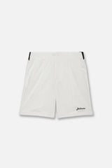 JACQUARD TUCK SHORTS - WHITE