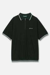 JACQUARD S/S POLO SHIRTS - GREEN