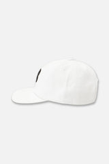 6 PANEL CAP -B LOGO- WHITE