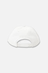 6 PANEL CAP -B LOGO- WHITE