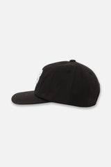 6 PANEL CAP -B LOGO- BLACK