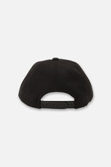 6 PANEL CAP -B LOGO- BLACK