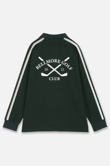 LINE SLEEVE L/S POLO SHIRTS - GREEN