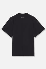LOGO SS MOCKNECK - BLACK