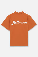 DRY-STRETCH SS ZIP POLO SHIRTS - ORANGE