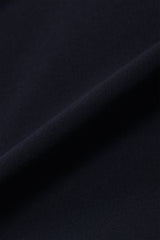 DRY-STRETCH SS ZIP POLO SHIRTS - NAVY