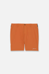 DRY-STRETCH LOGO SHORT PANTS - ORANGE