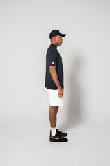 AUTHENTIC S/S MOCKNECK - BLACK