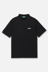 AUTHENTIC S/S MOCKNECK - BLACK