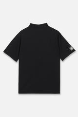 AUTHENTIC S/S MOCKNECK - BLACK