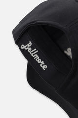 EMBLEM 6 PANEL CAP - BLACK