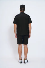 LOGO SS MOCKNECK - BLACK