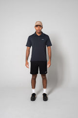 COOL BREEZE S/S POLO SHIRTS - BLACK