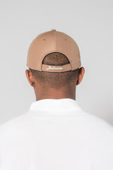 EMBLEM 6 PANEL CAP - BEIGE