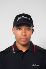 EMBLEM 6 PANEL CAP - BLACK