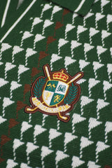 PATTERNED L/S KNIT - GREEN