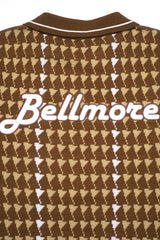 PATTERNED L/S KNIT - BROWN