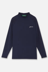 LOGO LS MOCKNECK - NAVY