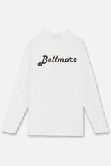 LOGO LS MOCKNECK - WHITE