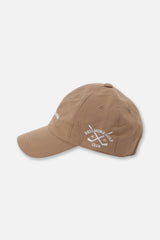 NYLON 6 PANEL CAP - BEIGE