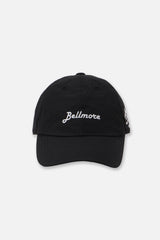 NYLON 6 PANEL CAP - BLACK
