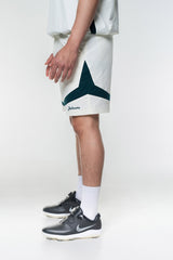 PATTERN SHORTS - CREAM