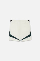 PATTERN SHORTS - CREAM