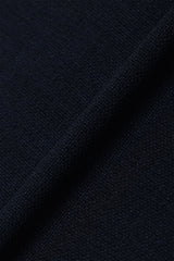 TWO TONE BUTTON POLO SHIRTS - NAVY