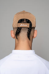 NYLON 6 PANEL CAP - BEIGE