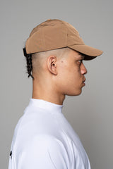 NYLON 6 PANEL CAP - BEIGE