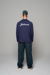 LOGO LS MOCKNECK - NAVY