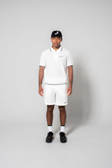 JACQUARD S/S POLO SHIRTS - WHITE