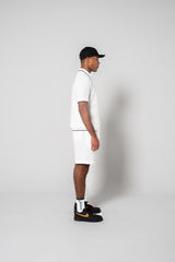 JACQUARD S/S POLO SHIRTS - WHITE