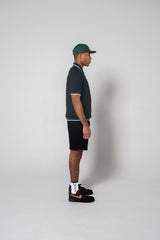 JACQUARD S/S POLO SHIRTS - GREEN