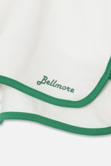BINDING TRACK SHORTS - WHITE (DETAIL)
