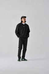 CLUB CLASSIC SLACKS - BLACK (MODEL FRONT)