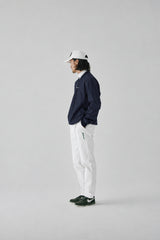 CLUB CLASSIC SLACKS - WHITE (MODEL SIDE)