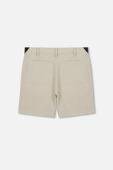 EMBLEM DRY STRETCH SHORT PANTS - CREAM