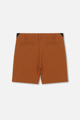 EMBLEM DRY STRETCH SHORT PANTS - ORANGE