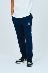 EMBLEM JAQUARD DRY STRETCH PANTS - NAVY