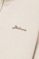 FAUX CASHMERE TRACK JACKET - BEIGE (DETAIL)