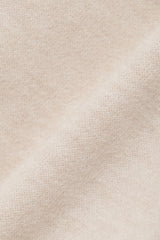 FAUX CASHMERE TRACK JACKET - BEIGE (FABRIC)