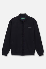 FAUX CASHMERE TRACK JACKET - NAVY (FRONT)