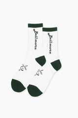 LOGO LINE SOCKS - GREEN