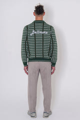 PATTERNED L/S KNIT - GREEN