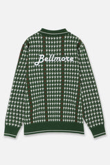 PATTERNED L/S KNIT - GREEN