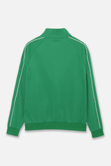 PIPING HALF ZIP MOCKNECK - GREEN (BACK)