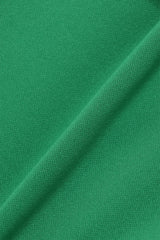 PIPING HALF ZIP MOCKNECK - GREEN (FABRIC)