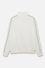 PIPING HALF ZIP MOCKNECK - WHITE (BACK)