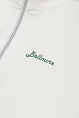PIPING HALF ZIP MOCKNECK - WHITE (DETAIL)